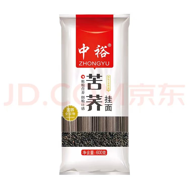 中裕苦荞面条挂面600g*3袋